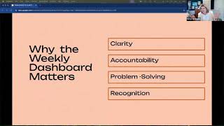 from chaos to clarity  building a weekly business dashboard that works