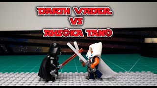 Darth vader VS Ahsoka Tano LEGO Stopmotion #starwars