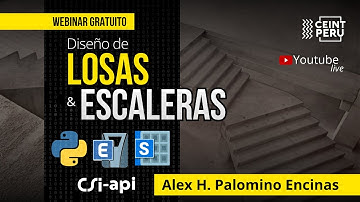 [PYTHON & API CSI] DISEÑO DE LOSAS Y ESCALERAS