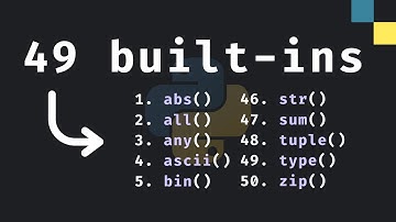 49 Useful Built-In Functions in Python