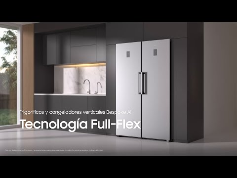 De congelador a frigorífico con la tecnología Full-Flex / Congeladores verticales Bespoke AI