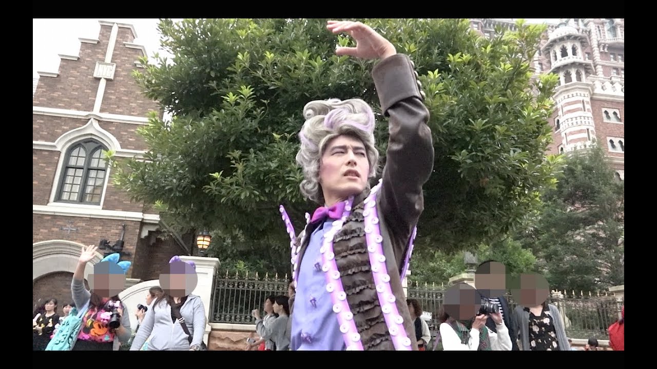 隙間産業のエイトフット様とお帰りの様子（ヴィランズ2015 TDS）