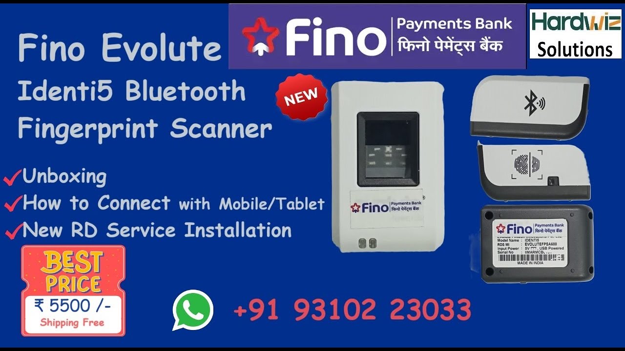 New Fino Evolute Identi5 | RD Service Installation | New Evolute ...
