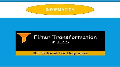 | Trial Account| Create Mapping  in informatica | Use Of Filter Transformation | Hindi | IICS |