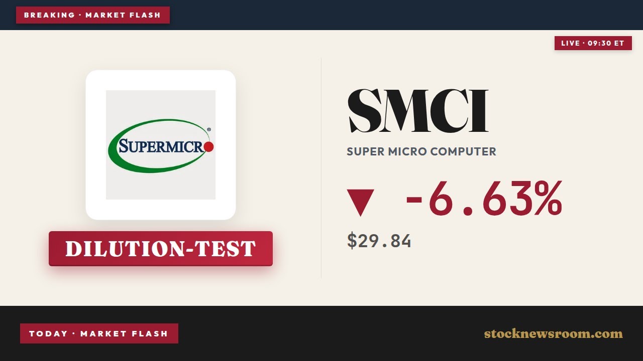Super Micro Computer Stock Offering: $7B Raise Tests Bulls