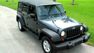 2007 Jeep Wrangler 4 Door Unlimited X (T2648C)