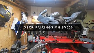 GSXR1000 Race Fairings on SV650