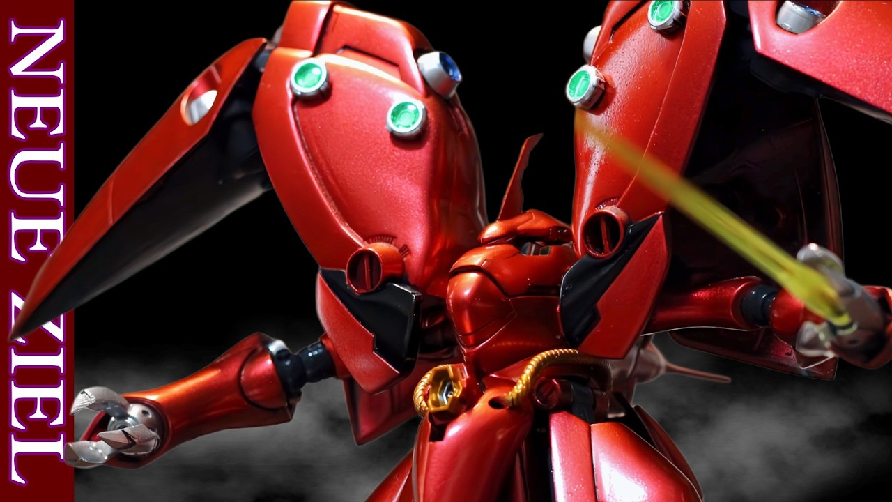 Gunpla Custom Build】HGノイエ・ジールを全塗装！メタリック塗装で