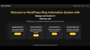 Blog Post Automation Tool With Python, Django and Gemini AI