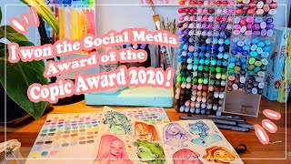 Copic Award 2020 + drawing session #09 ✨🌸