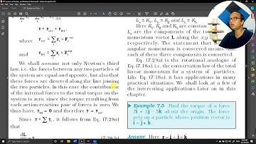 conservation of angular momentum [ch-7 , L-9]