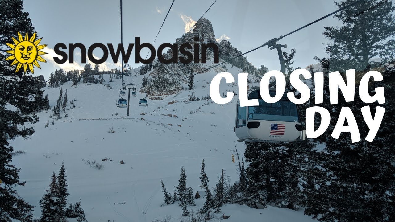 Snowbasin Closing Day April 15 2018 YouTube