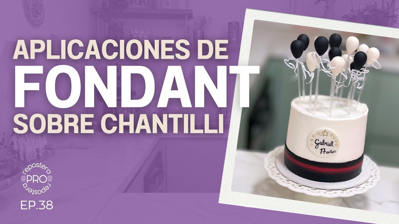Apliques de fondant en chantillí | Sú Limiro