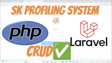 Basic SK Profiling System using PHP Laravel framework