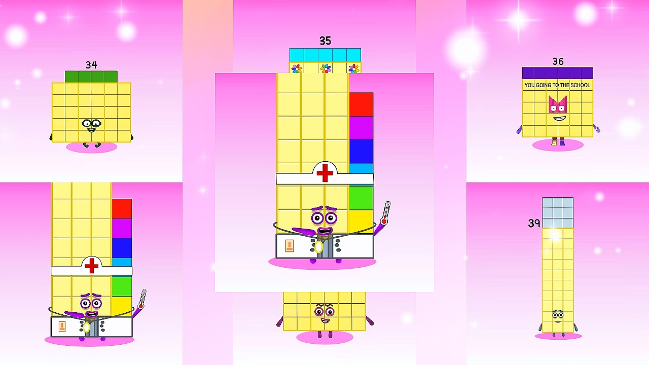 Sprunki OC Numberblocks 34 to 39 | Compilation Incredibox #sprunki #incredibox #numberblocks