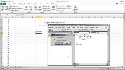 03  vong lap for trong vba