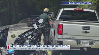 Deputies release results of week-long Berkeley County traffic operation