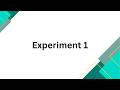 Digital Logic Design Lab Exp 1
