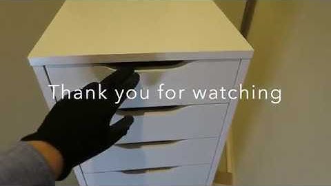 Build ALEX Drawer unit with 9 drawers (IKEA )