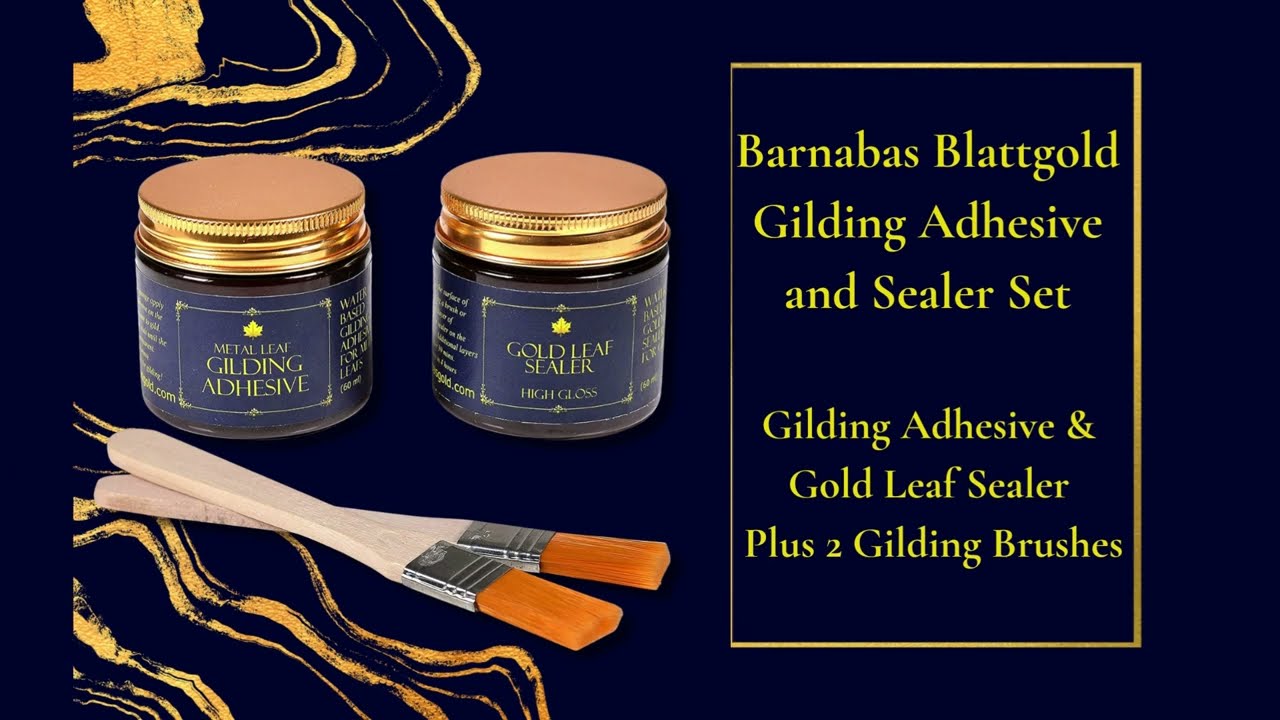 Gilding Gold Leaf Adhesive - 60ml Size - Barnabas Gold