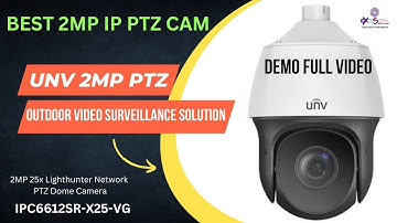 #vlog 02 UNIVIEW (UNV) 25X ZOOM PTZ OUTDOOR CAMERA| FULL DEMO| BEST 2MP PTZ CAM FOR CORPORATE