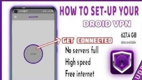 Droid VPN New UDP Settings For Unlimited Internet 2025 JT Tech