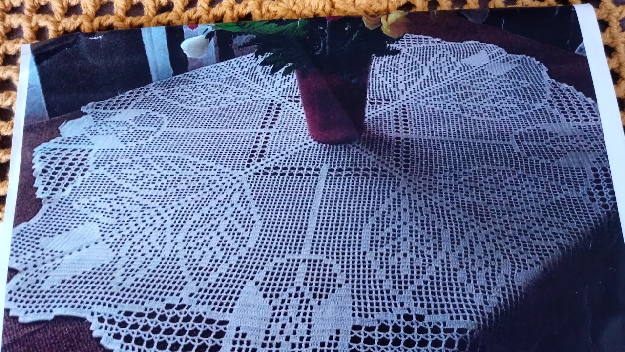 Toalha de Mesa Tulipas parte 2/9