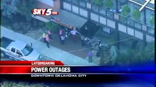 Lights go out in downtown Oklahoma City