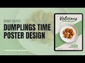 Dumplings Food ADS / Poster Designs | Day 08/100