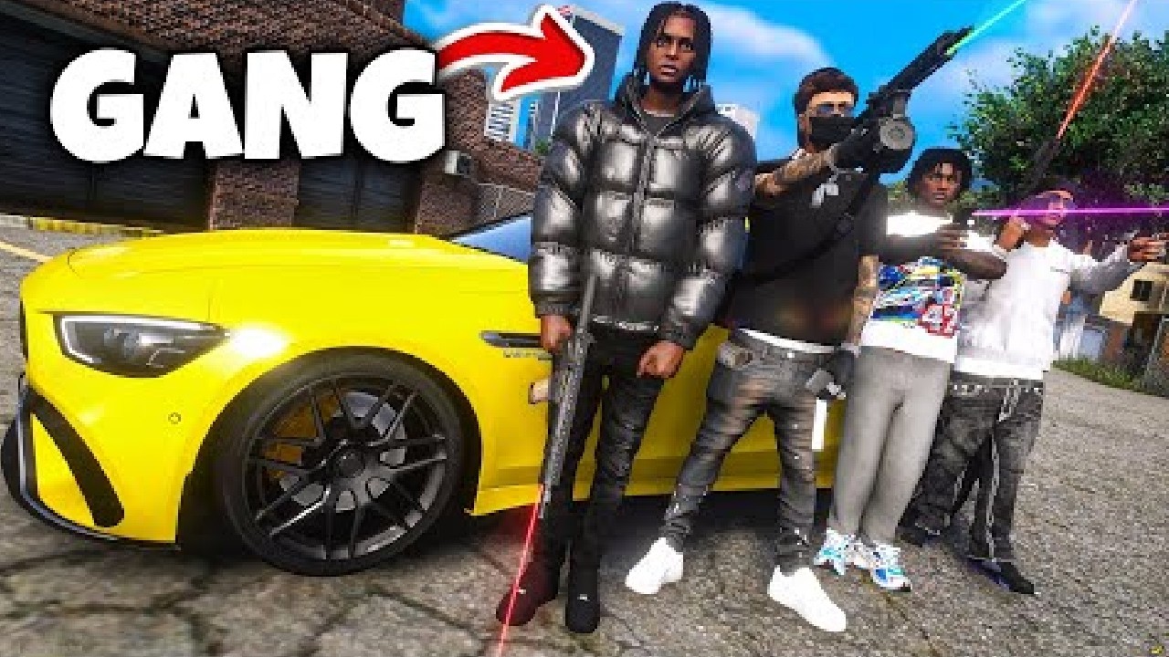 I created a GANG in GTA 5 RP!