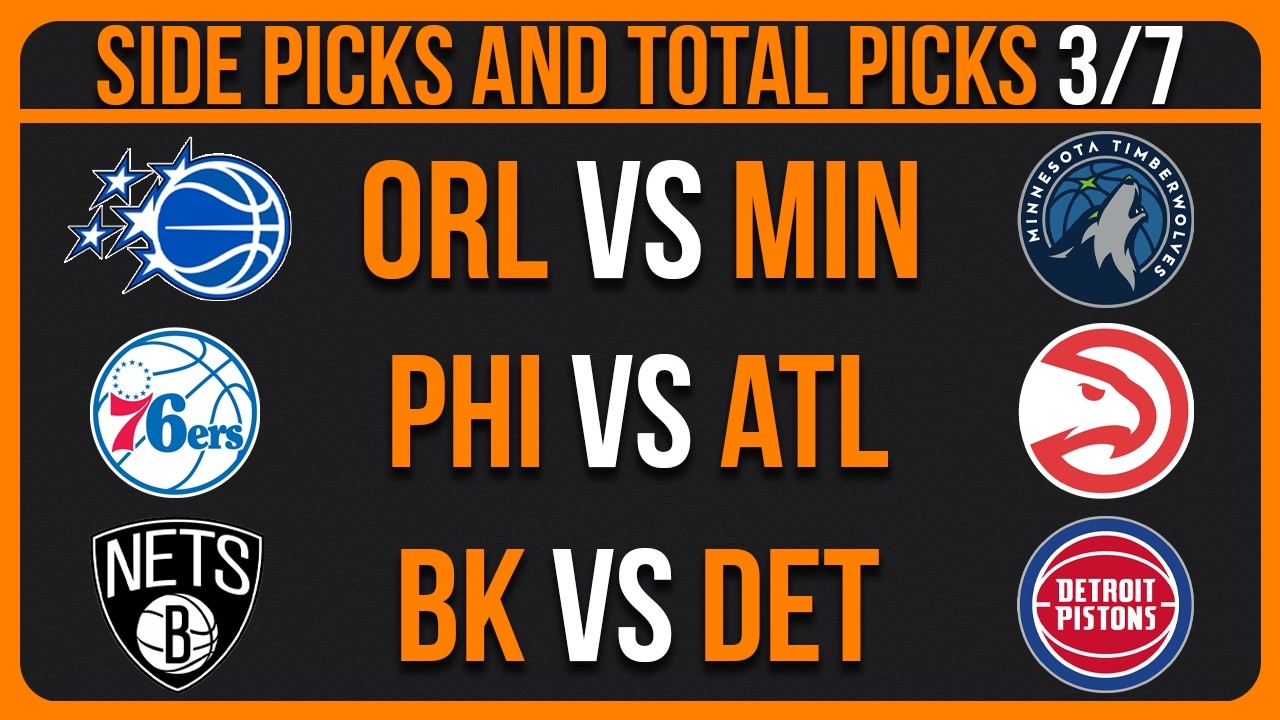 NBA Picks Today Saturday 3/7/26 NBA Picks and Predictions | NBA Predictions Today | NBA Bets Today