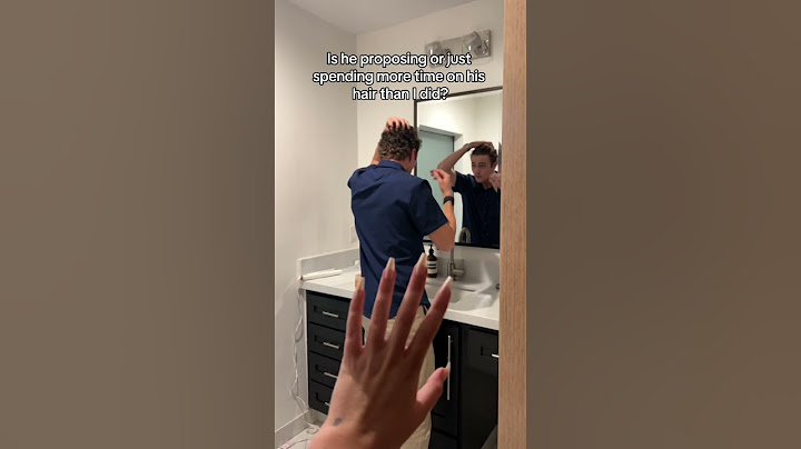 He Proposed?!