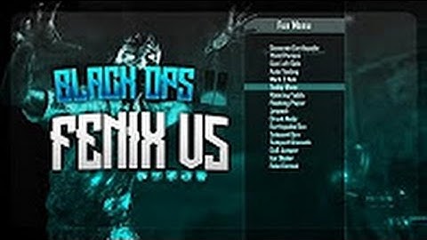 BO2 ZOMBIES FENIX V5 MOD MENU TU18 - JTAG/RGH XBOX 360 + Download