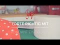 Torte richtig mit Fondant eindecken | Betty´s Sugar Dreams