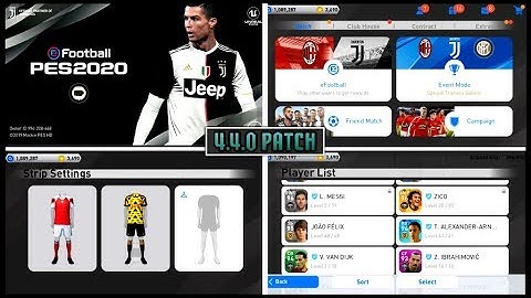 PES2020 MOBILE v4.4.0 DARK MODE ~ OBB PATCH