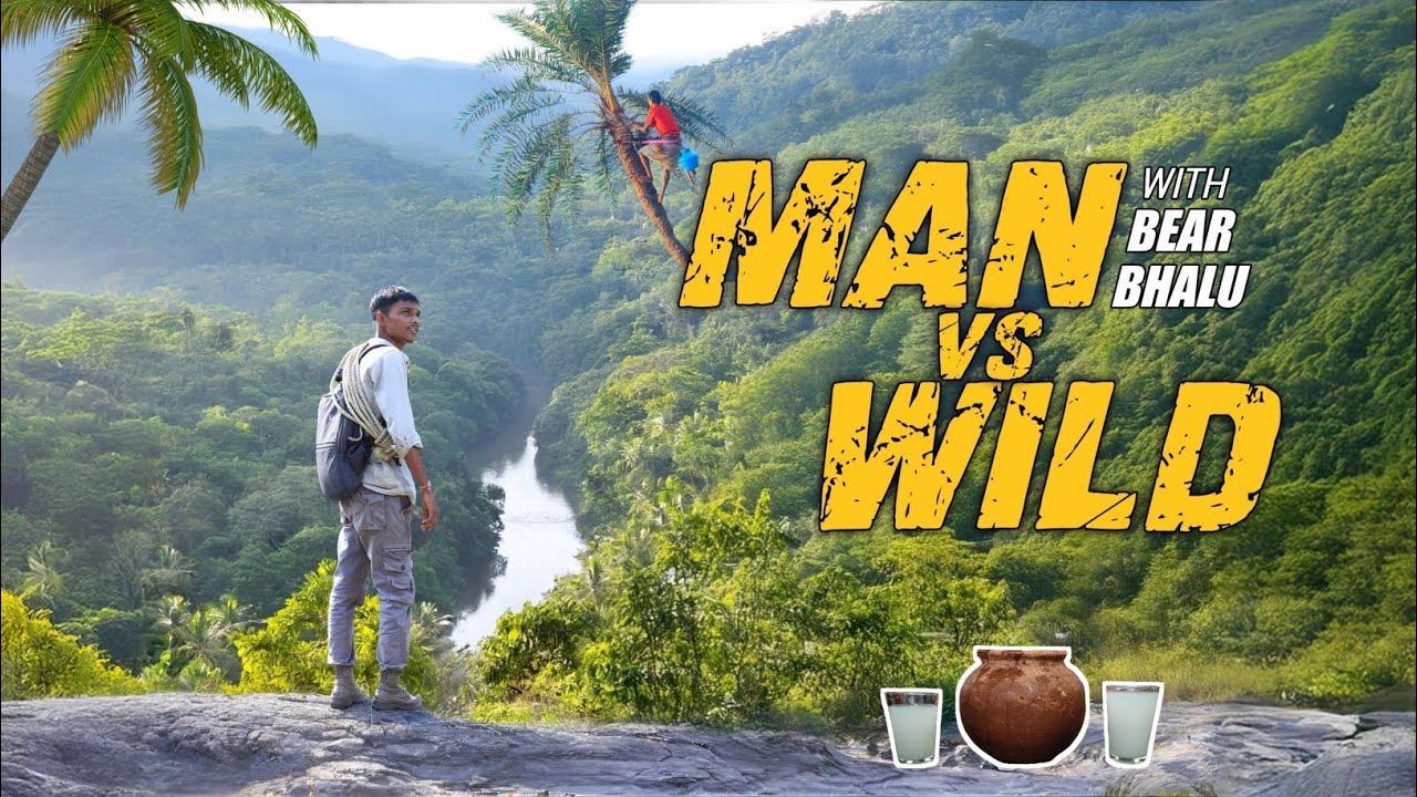 Man v/s Wild (ताडी) With Bear Bhalu 🐻 |mr_chetan_313