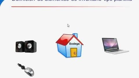 Programa contable ContaPyme - Definición de elementos de inventario tipo plantilla