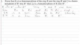 Jacobson Section 2.7 Exercise 1
