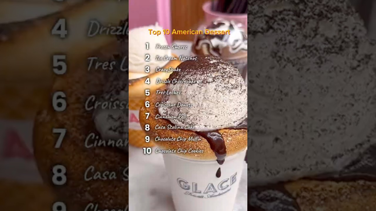 🍩 2025美国必吃甜点TOP10 | Top 10 American Desserts You Must Try 🌍🍰