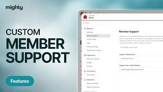 Setting Up a Custom Support Link in Mighty Networks