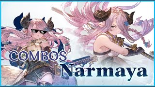 버서스라이징] 나루메아 콤보 가이드 [GBVSR] NARMAYA combos