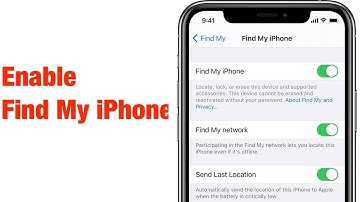 Turn On Find My iPhone Option On iPhone