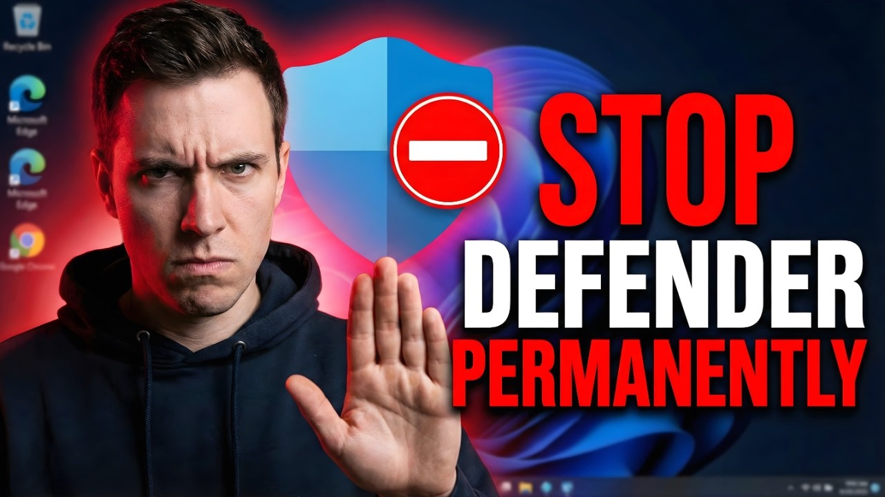 How To Disable Windows Defender Permanently Windows 11 25H2 | Turn OFF Windows Defender Permanently