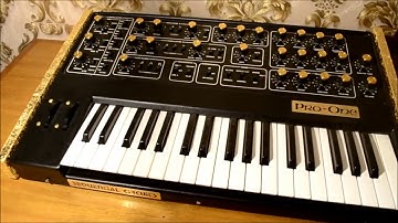 24K Gold - Sequential Circuits Pro-One - 1981 - " Sheiksyzer " Rare Synthesizer
