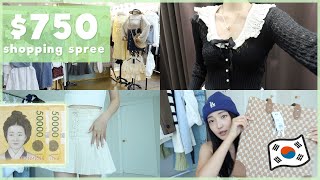 $750 SHOPPING SPREE IN KOREA 🇰🇷 | Korean Fall Fashion 2022 | 한국 쇼핑 브이로그 | KOREA VLOG [ENG/한글]