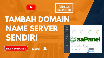 Setting website di aaPanel (add site) dengan Name Server domain sendiri