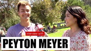 Interview with Peyton Meyer from Girl Meets World at the Say No Bullying Festival