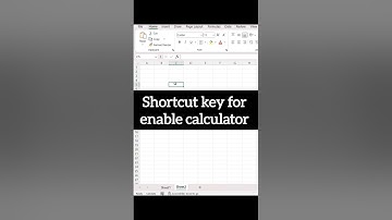 shortcut keys in excel #excel #shortsfeed #shortvideo #shorts