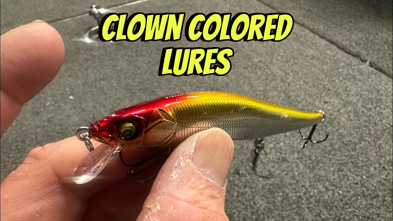 clown colored fishing lure When Clown Colored Lures Outproduce ANY Other Color…
