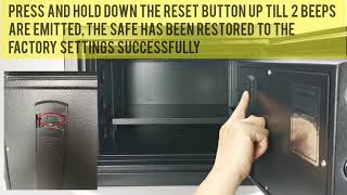 ExecutiveSafe Fire Pro Series Safes     How to delete all finger prints and reset the safe